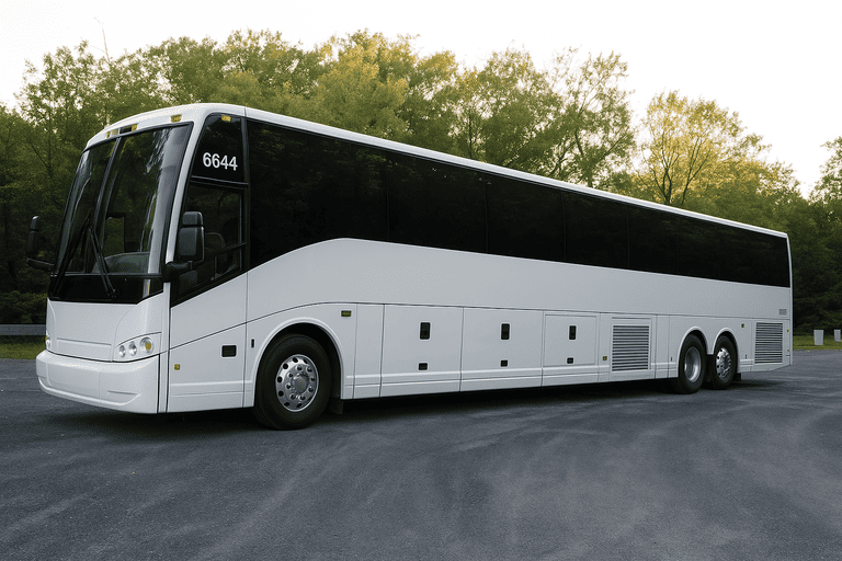 exterior of Cincinnati Minibus Company coach bus