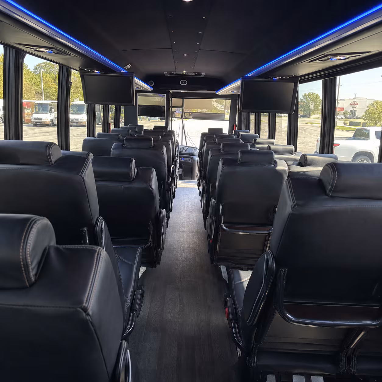 cincinnati 28 passenger minibus inside