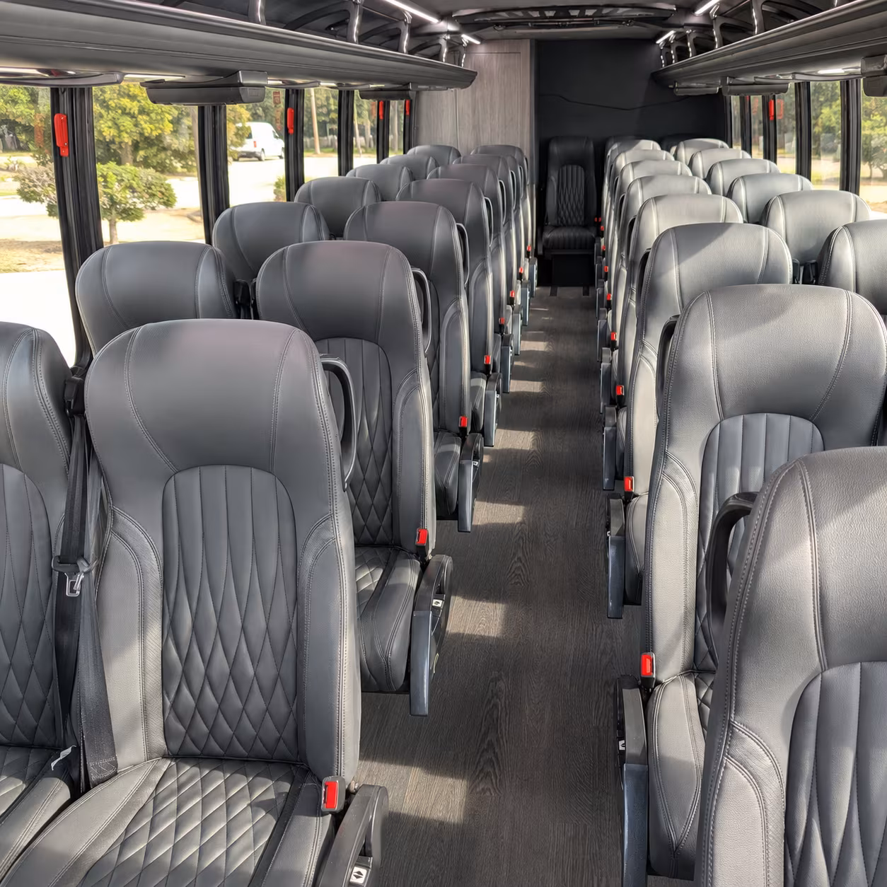 cincinnati 28 passenger minibus interior