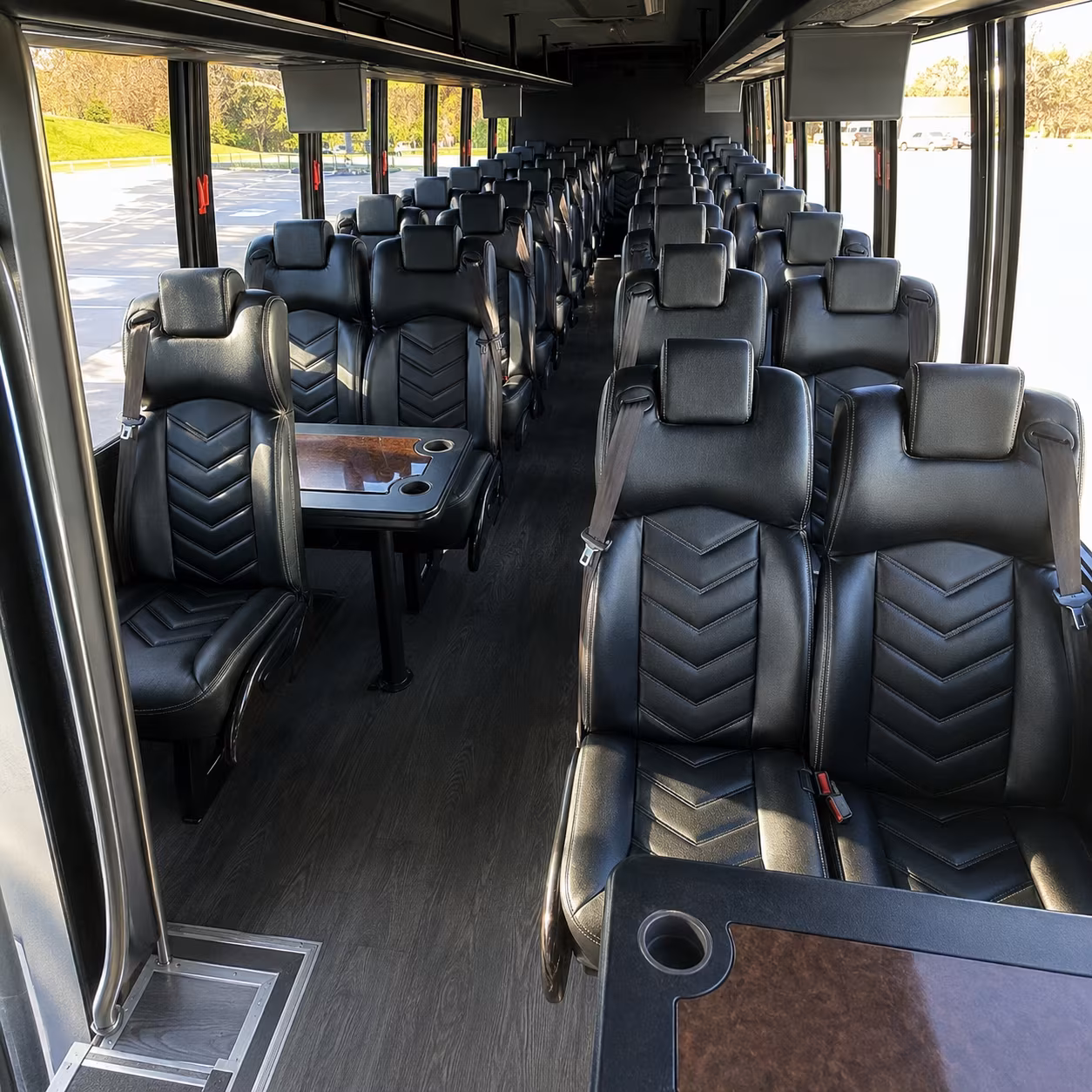 cincinnati 35 passenger minibus inside
