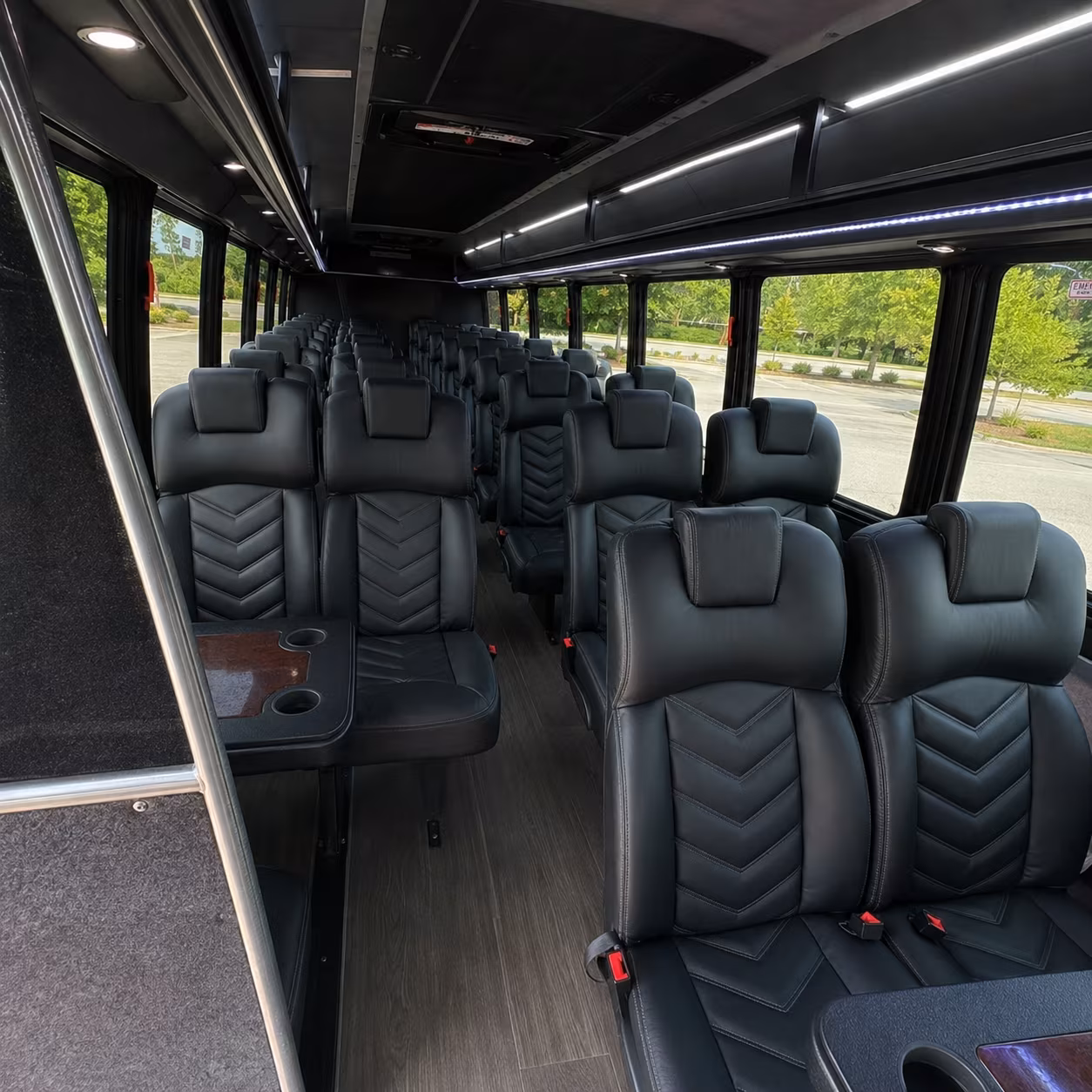 cincinnati 35 passenger minibus interior