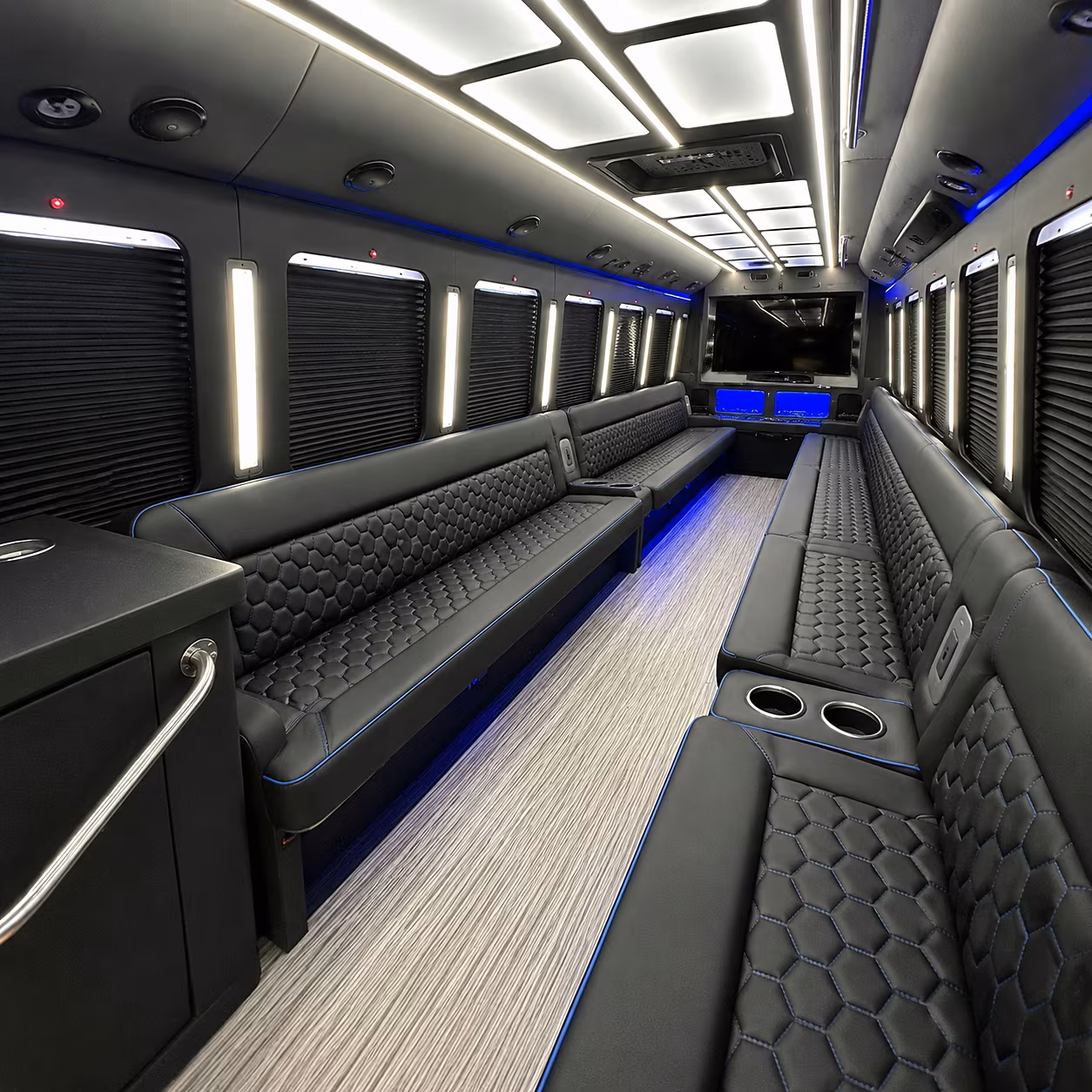 cincinnati party bus interior